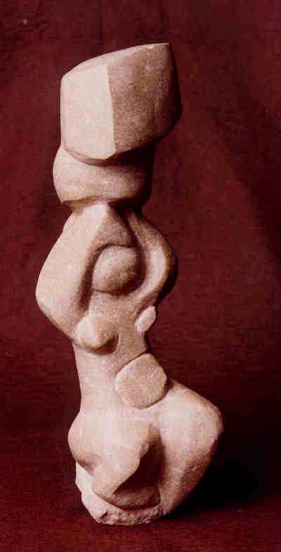 limestone caryatid